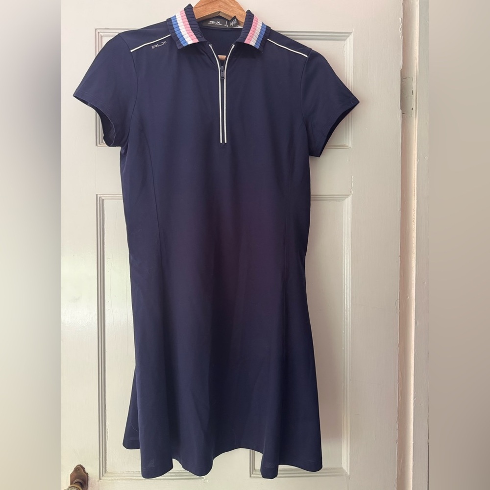 Ralph Lauren RLX Performance Jersey Navy Dress